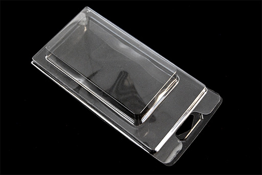ref.a005:Envase blíster de plástico transparente para carcasas de móvil